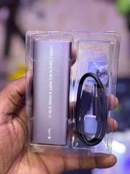 universal NVMe NGFF SSD External Case, view 1